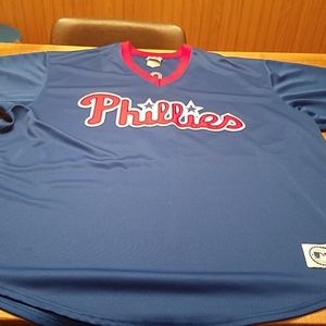Majestic Philadelphia Phillies Jim Thome Jersey